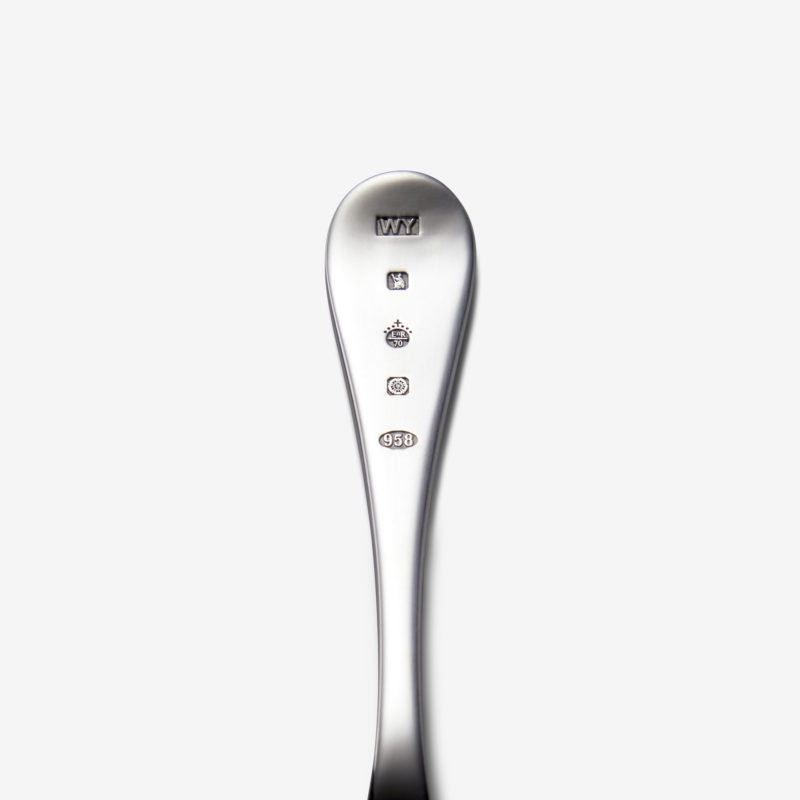 Commemorative Modern Spoon made from 958 Britannia Silver for HM Queen Elizabeth II’s Platinum Jubilee