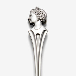 Commemorative Queen's Head Teaspoon for HM Queen Elizabeth II’s Jubilee