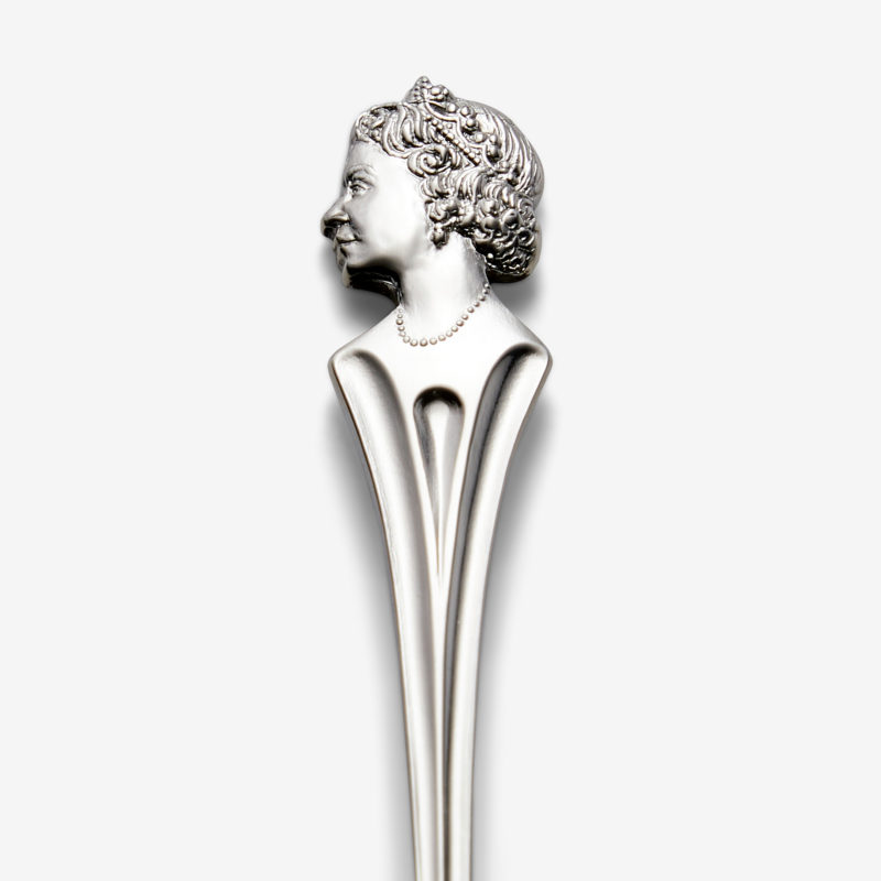 Commemorative Queen's Head Teaspoon for HM Queen Elizabeth II’s Jubilee