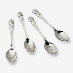 Set of 4 Commemorative HM Queen Elizabeth II’s Jubilee Teaspoons