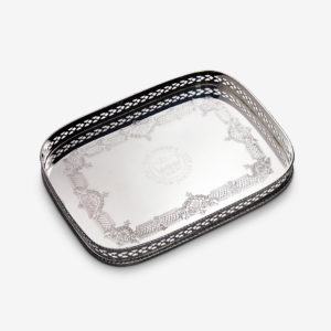 Commemorative Silverplated Presentation Tray for HM Queen Elizabeth II’s Platinum Jubilee