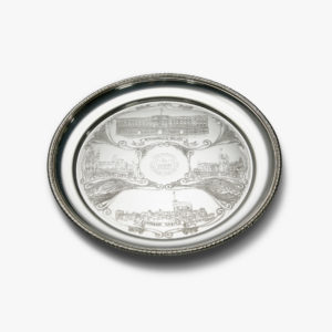 Commemorative Salver featuring the Royal Palaces for HM Queen Elizabeth II’s Platinum Jubilee