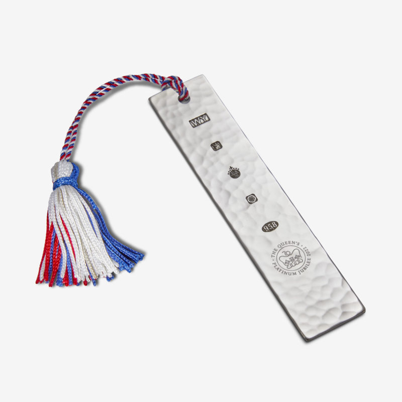 958 Britannia Silver extra wide Oblong Bookmark (PJ)