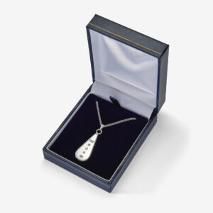 958 Britannia Silver Teardrop Pendant