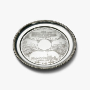 Royal Palaces silverplated Salver
