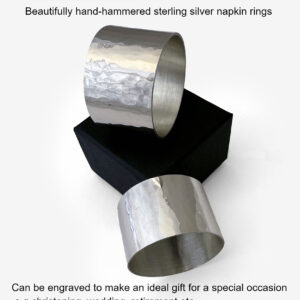 925 Sterling Silver Napkin Rings